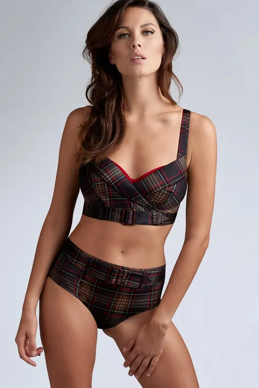 Бюстгальтеры Marlies/Dekkers 350901 brown red plaid