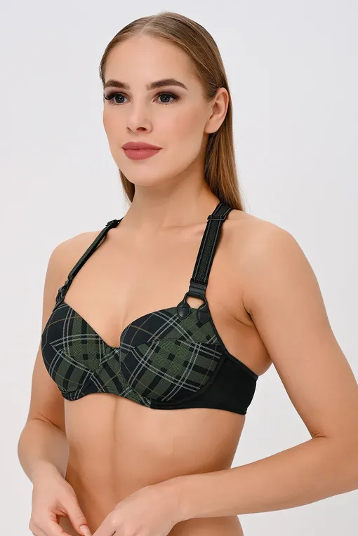 Бюстгальтеры Marlies/Dekkers 35550 scarab green plaid
