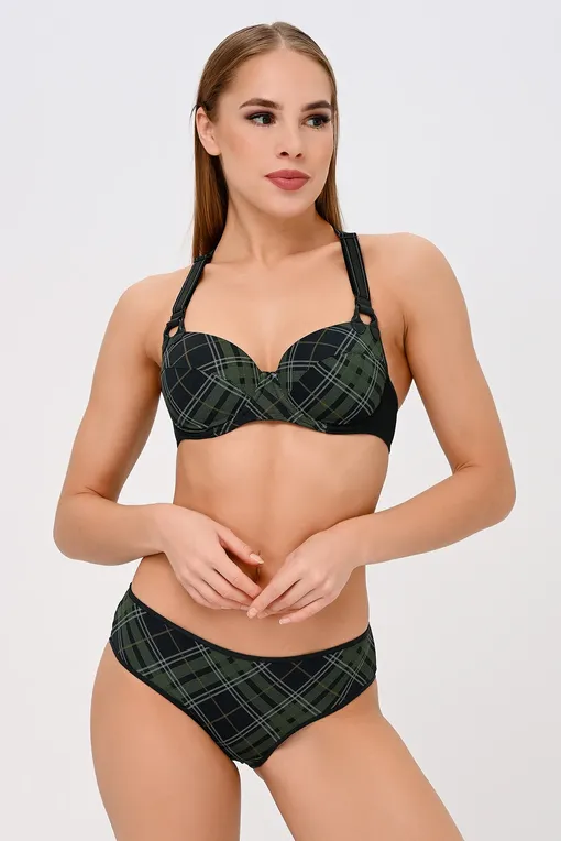 Бюстгальтеры Marlies/Dekkers 35550 scarab green plaid