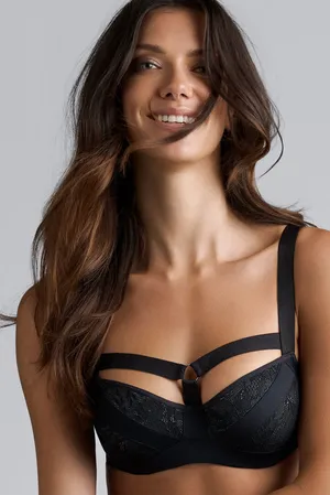 Marlies/Dekkers 35710 black lace and grey