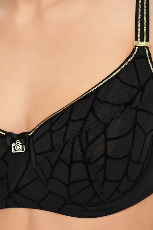 Бюстгальтеры Marlies/Dekkers 35902 black gold lurex