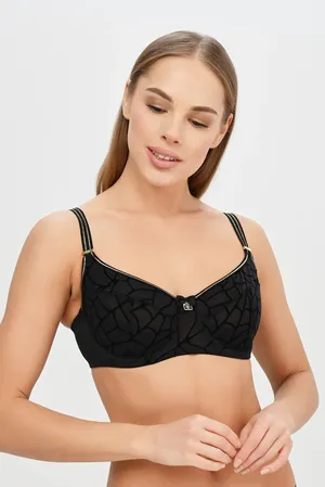 Marlies/Dekkers 35902 black gold lurex