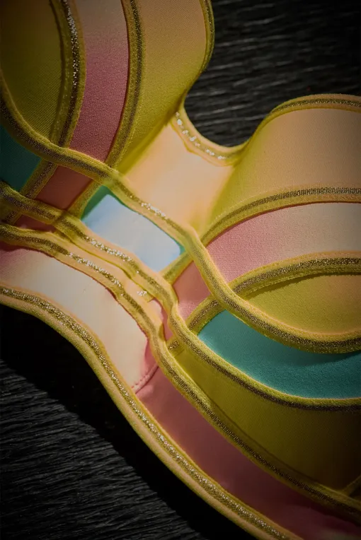 Бюстгальтеры Marlies/Dekkers 36190 yellow and pink pastel