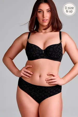 Marlies/Dekkers 36482 black and gold print