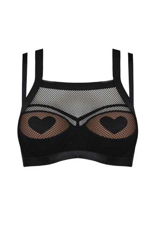 Бюстгальтеры Marlies/Dekkers 36520 black mesh and sand