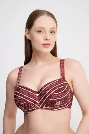 Marlies/Dekkers 369001 cabernet red and ivory