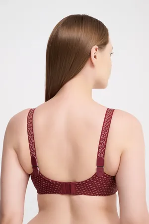 Marlies/Dekkers 369001 cabernet red and ivory