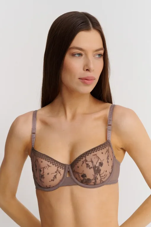 Бюстгальтеры Passionata P41RM5 0HR Shiny Safari grey