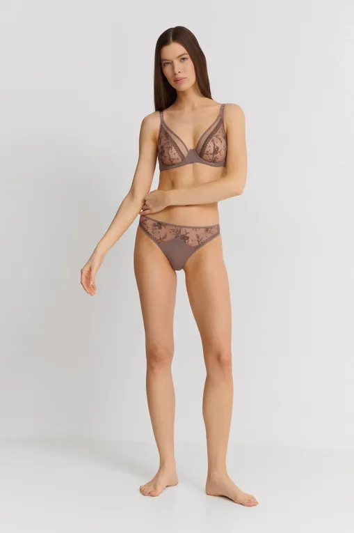 Бюстгальтеры Passionata P41RM9 0HR Shiny Safari grey