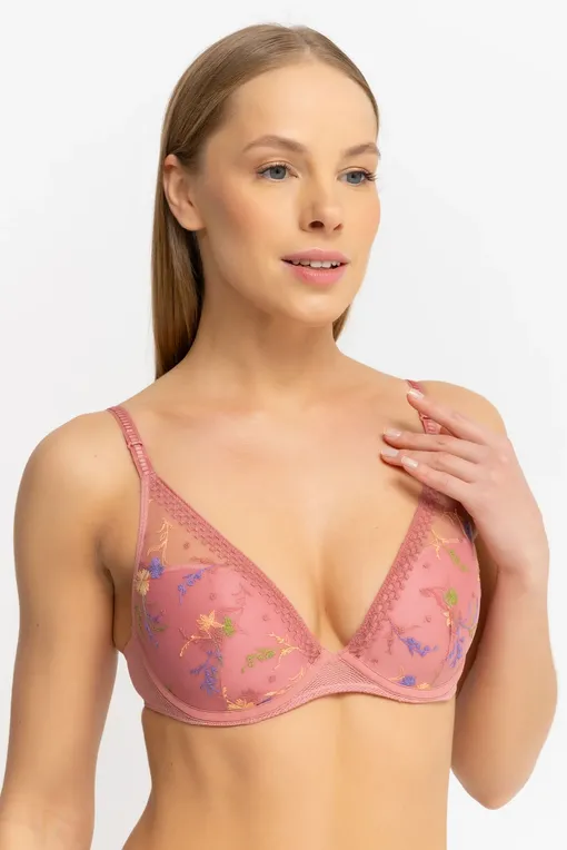 Бюстгальтеры Passionata P41RNA 0WB Rosewood multicolor