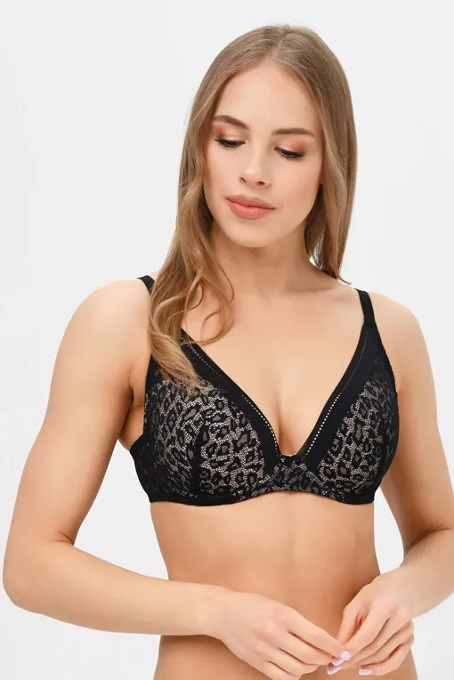 Бюстгальтеры Passionata P49F20 0S3 Black leo