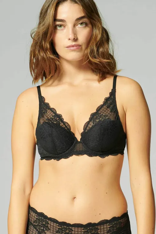 Бюстгальтеры Simone Perele 12Z347 015 noir/tatoo