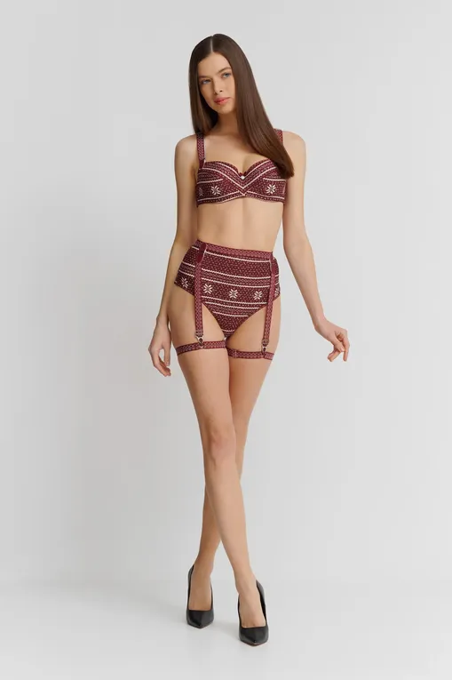 Пояса Marlies/Dekkers 36903 cabernet red and ivory