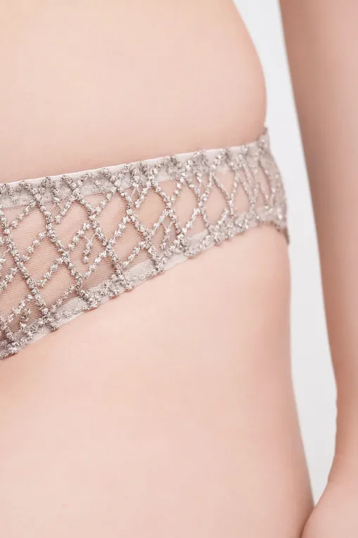 Трусы AUBADE 4D27 COSMOS SILVER