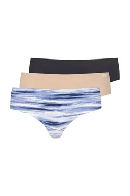 DKNY DK5028BP3 I478Y BLACK/GLOW/DISTORTED LINES PRINT