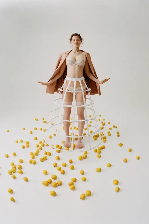 Трусы Chantal Thomass T00430 01N Golden Beige