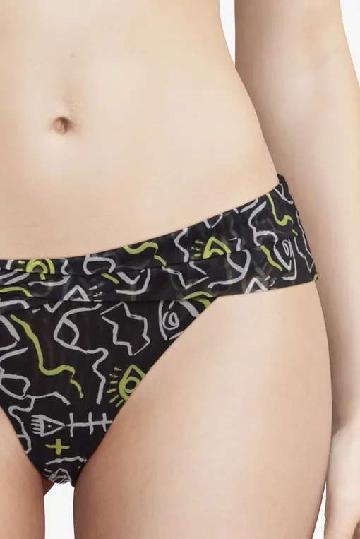 Трусы Chantal Thomass T00470 04K Pink Micro Black