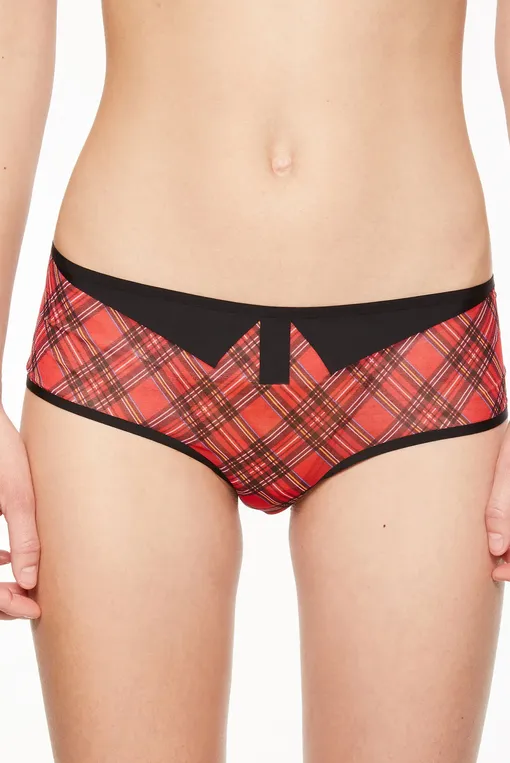 Трусы Chantal Thomass T03A70 0X3 Tartan/Black