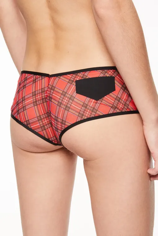 Трусы Chantal Thomass T03A70 0X3 Tartan/Black