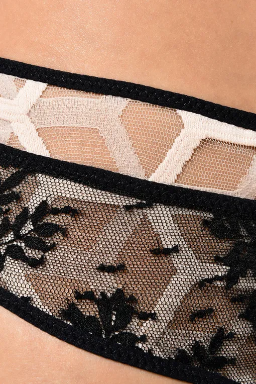 Трусы Chantal Thomass T07B80 0GM Nude/Black