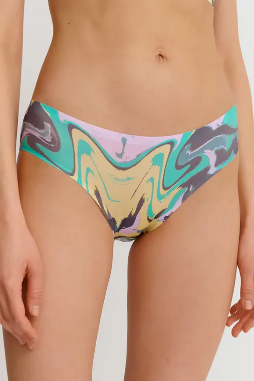 Трусы Chantelle C11D30 A59 Chromatica waves print