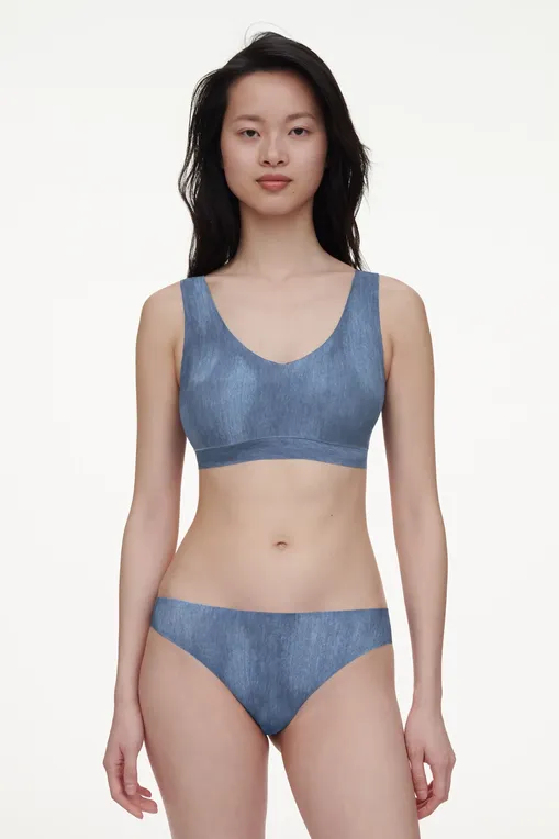 Трусы Chantelle C11D90 A21 Blue denim print