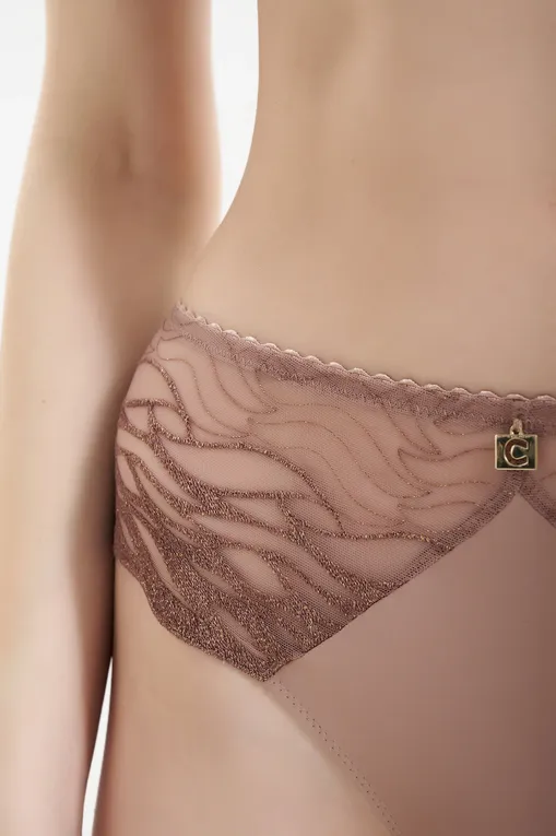 Трусы Chantelle C19VC5 C08 Cinnamon lurex
