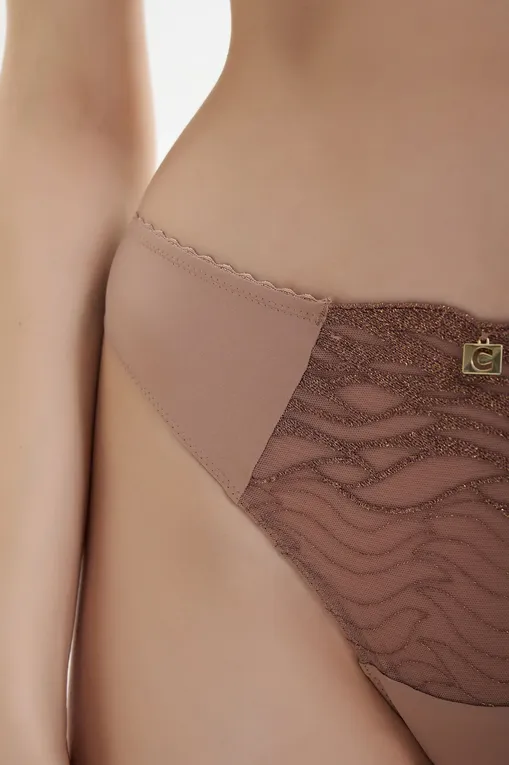 Трусы Chantelle C19VG0 C08 Cinnamon lurex