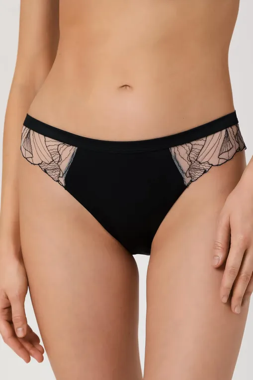 Трусы Chantelle C22DA0 0V9 Black-Golden beige