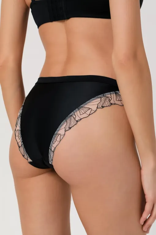 Трусы Chantelle C22DA0 0V9 Black-Golden beige