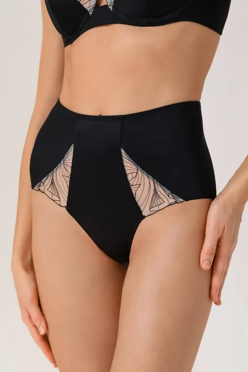 Трусы Chantelle C22DC5 0V9 Black-Golden beige