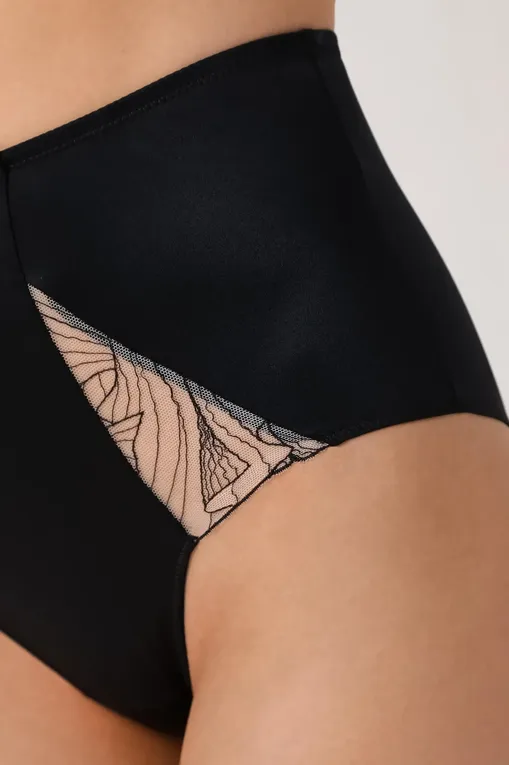 Трусы Chantelle C22DC5 0V9 Black-Golden beige