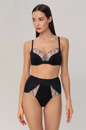 Chantelle C22DC5 0V9 Black-Golden beige