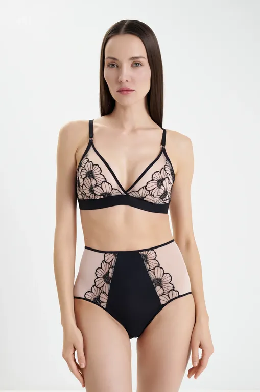 Трусы Chantelle C22OC5 A38 Black/soft pink