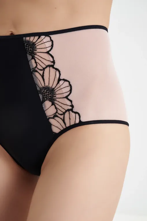 Трусы Chantelle C22OC5 A38 Black/soft pink