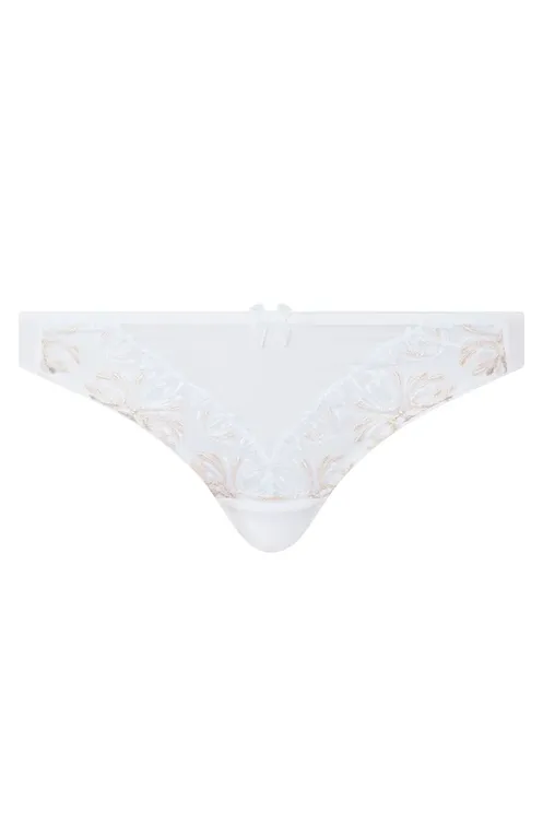 Трусы Chantelle C26030 0QS White-brown