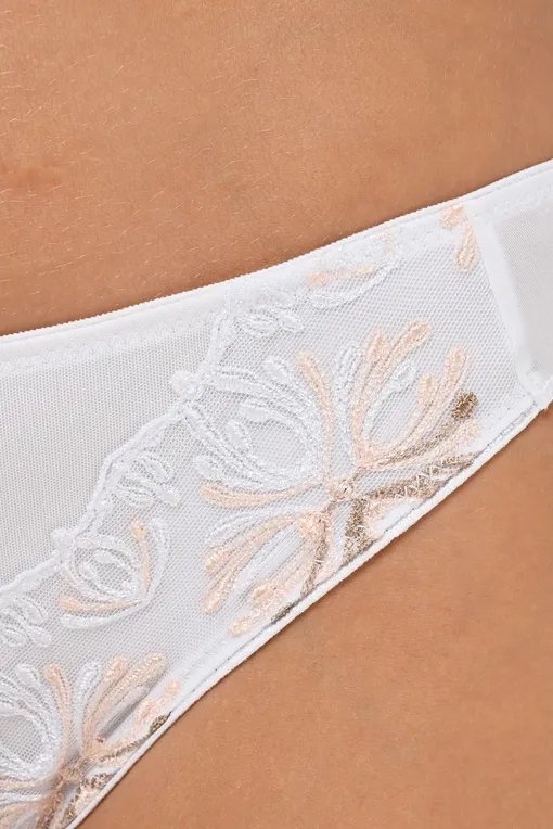 Трусы Chantelle C26030 0QS White-brown