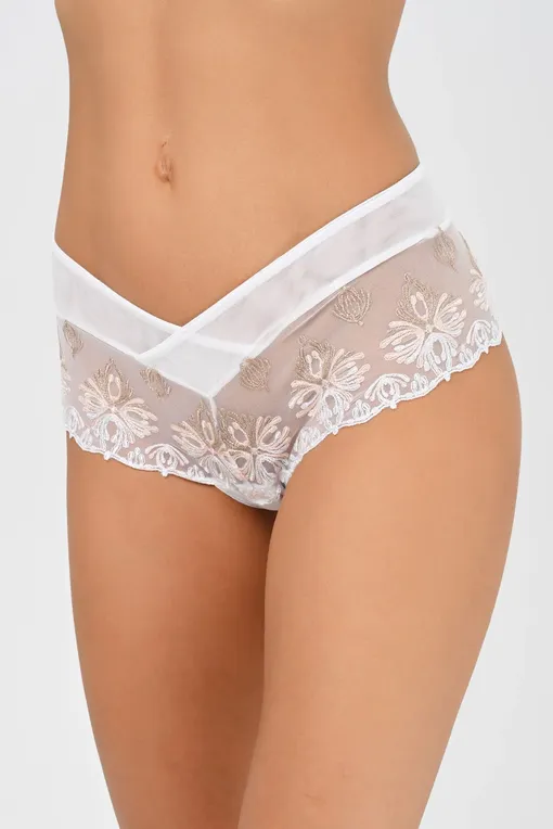 Трусы Chantelle C26040 0QS White-brown