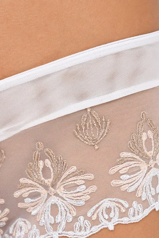 Трусы Chantelle C26040 0QS White-brown