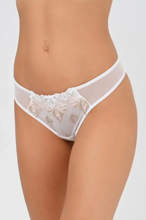 Трусы Chantelle C26090 0QS White-brown