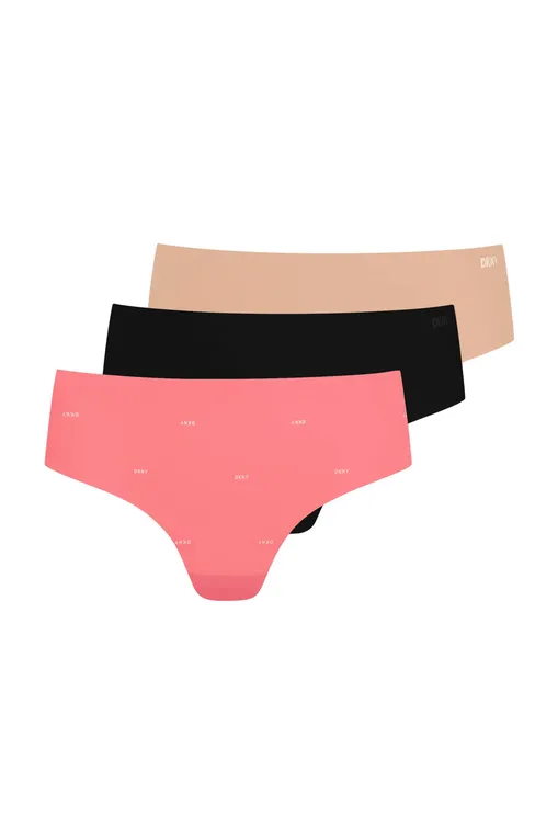 Трусы DKNY DK5028BP3 I928Y Black/Glow/Spaced Logo Print