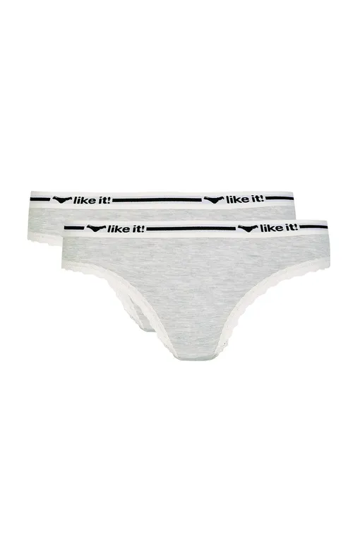 Трусы like It! 615650 283 grey/ivory