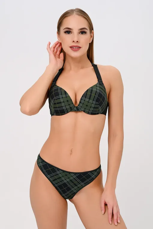 Трусы Marlies/Dekkers 35552 scarab green plaid