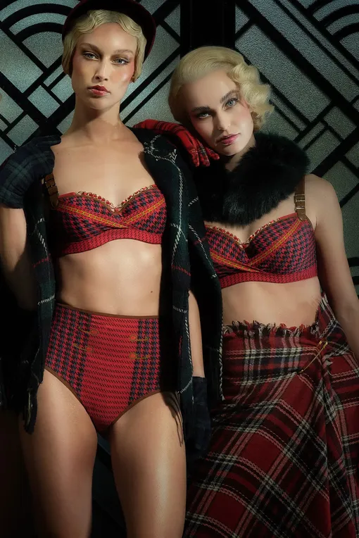 Трусы Marlies/Dekkers 35881 red pied de poule