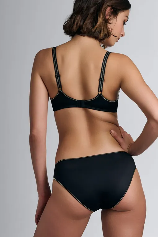 Трусы Marlies/Dekkers 35904 black gold lurex