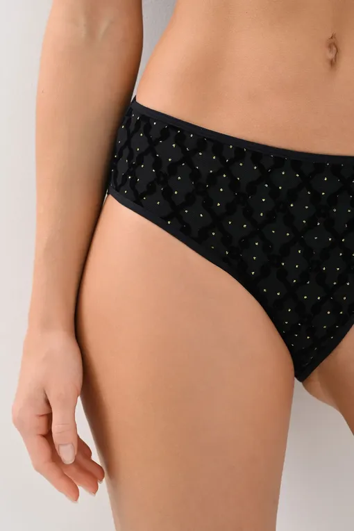 Трусы Marlies/Dekkers 36484 black and gold print