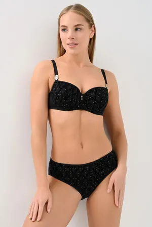 Marlies/Dekkers 36484 black and gold print
