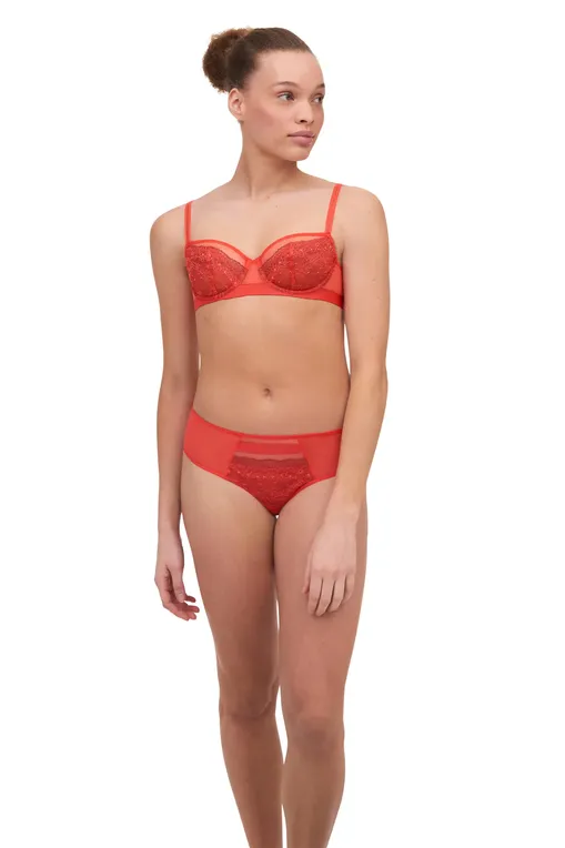 Трусы Passionata P40J40 0CB Bright poppy-Fig