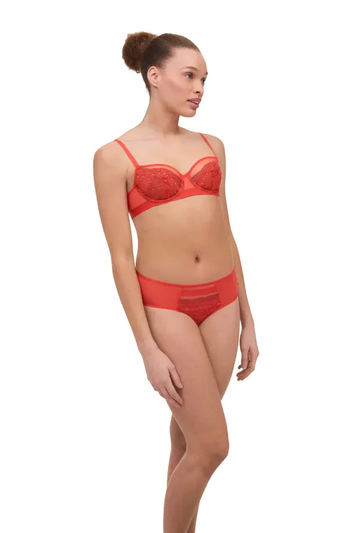 Трусы Passionata P40J40 0CB Bright poppy-Fig