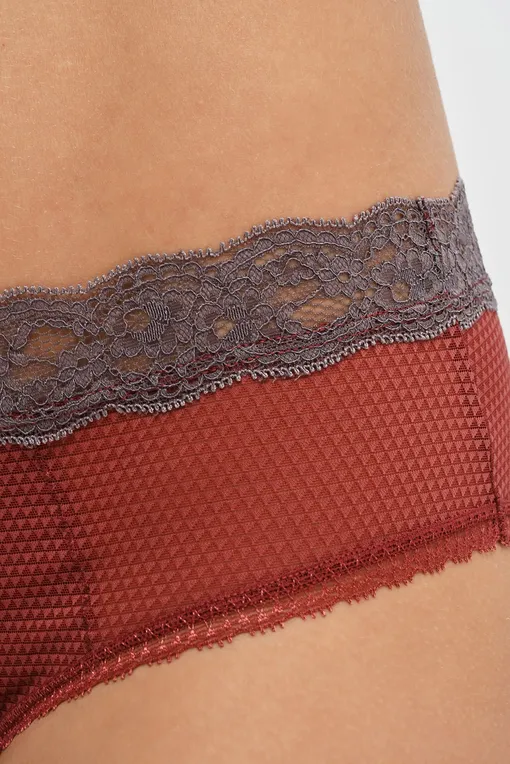 Трусы Passionata P57040 0C6 Fig-Chestnut